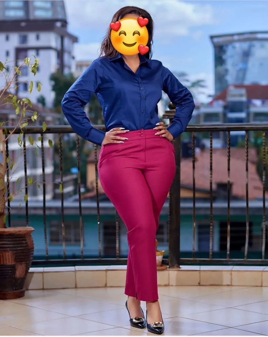 Pantalon Tailleur Slim